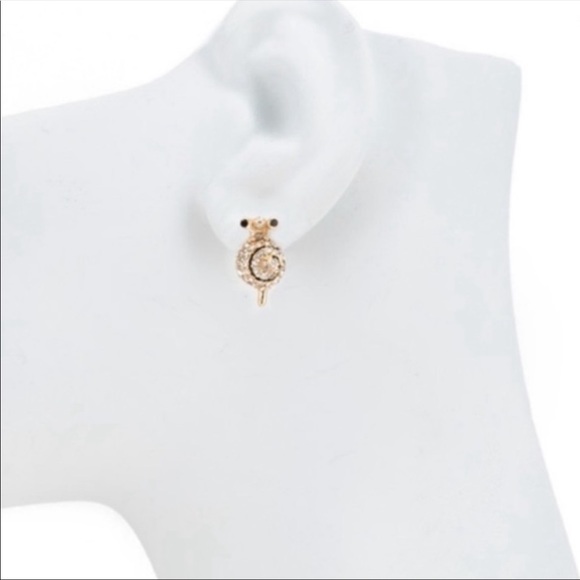 Crystal Snail Earrings - Picture 2 of 7